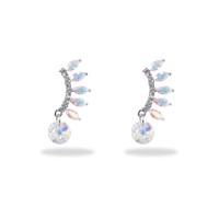 Lootkabazaar Korean Made Swarovski Drop Earring For Women (KHMSSJDES111802)